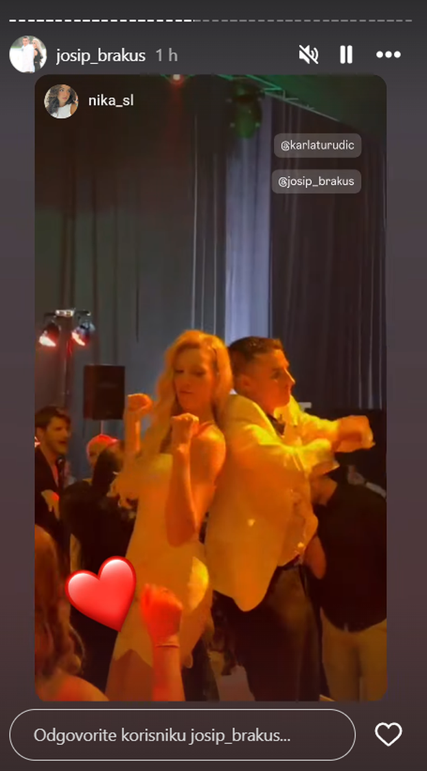 Kakav spektakl! Zvijezda serije 'San snova' i supruga 'zapalili' binu, a Hajduk bio šlag na torti