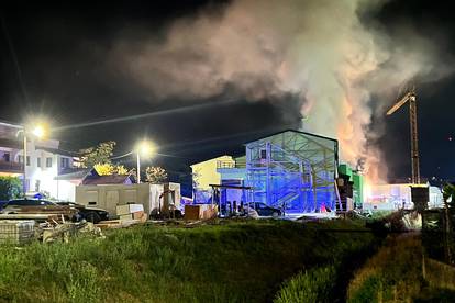 VIDEO Buknuo požar u pogonu mesne industrije u Donjoj Pušći