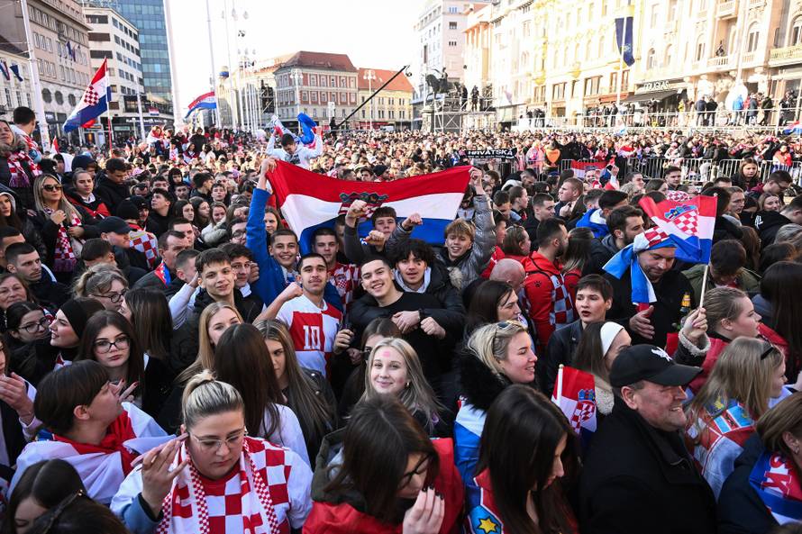 Zagreb: Svečani doček rukometaša nakon osvojenog srebra na Svjetskom prvenstvu