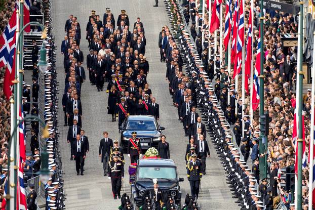 Funeral of Norway's King Harald in Oslo