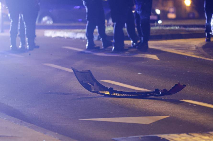 Zagreb: Velika policijska potjera završila sudarom