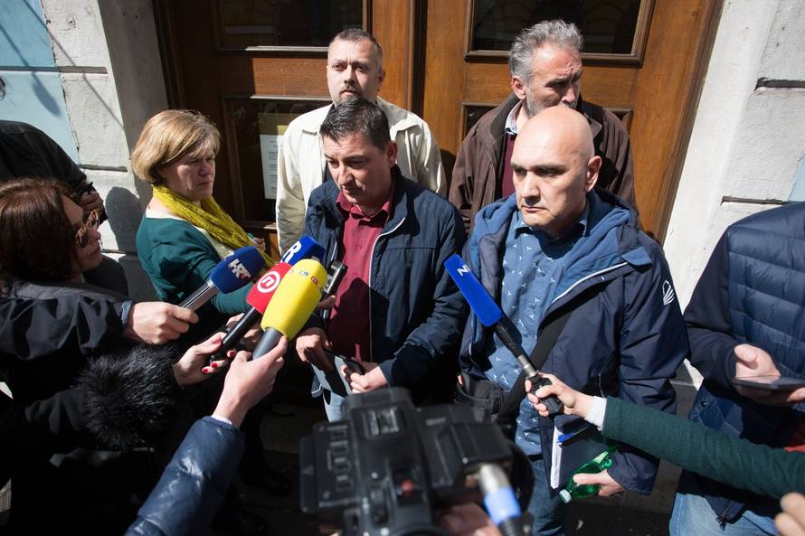 Rijeka: Predstavnici sindikata dali izjavu o neuspjelom otvaranju steÄaja 3. Maja