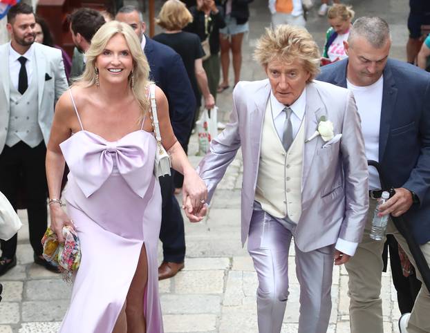 Rod Stewart stigao na vjenčanje svog sina u Dubrovniku, turisti su ga opkolili
