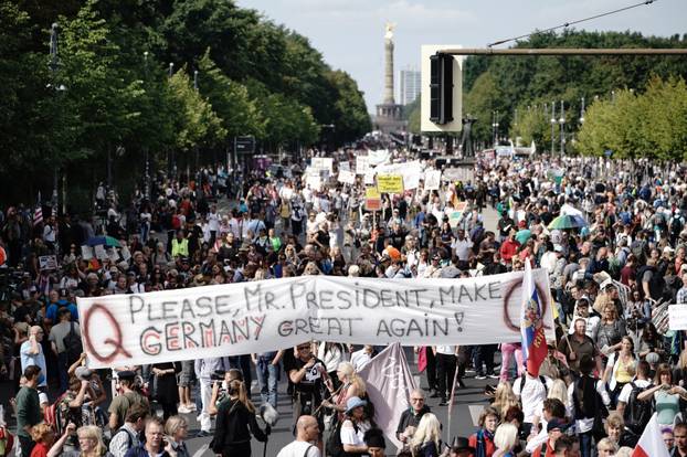 Protest against Corona measures Berlin