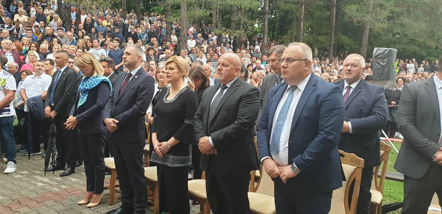 Predsjednica je bila na misi u marijanskom svetištu u BiH