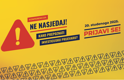 'Ne nasjedaj!' Kako prepoznati financijsku prijevaru? Otvorene prijave za konferenciju HANFE