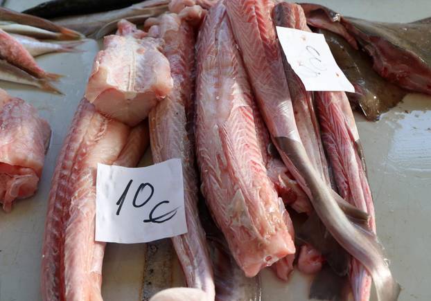 Šibenik: Ponuda na šibenskoj ribarnici