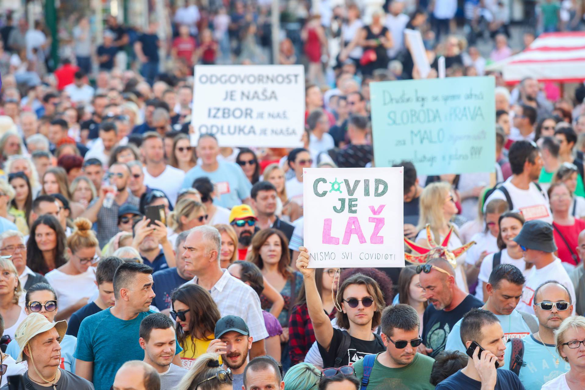 Zagreb: Na Trgu bana Jelačića održan Festival slobode