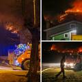 FOTO Vatrogasci uspjeli staviti pod nadzor veći požar u Istri: 'Vjetar nam zadaje probleme...'