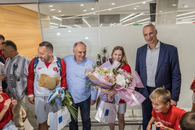 Doček olimpijaca u Zračnoj luci Split