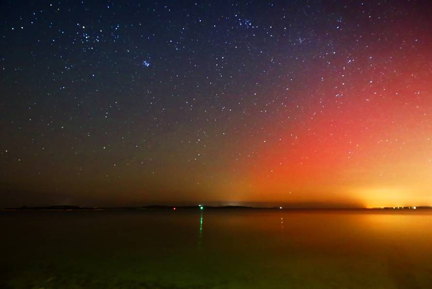 Štinjan: Aurora borealis vidljiva i na jugu Istre