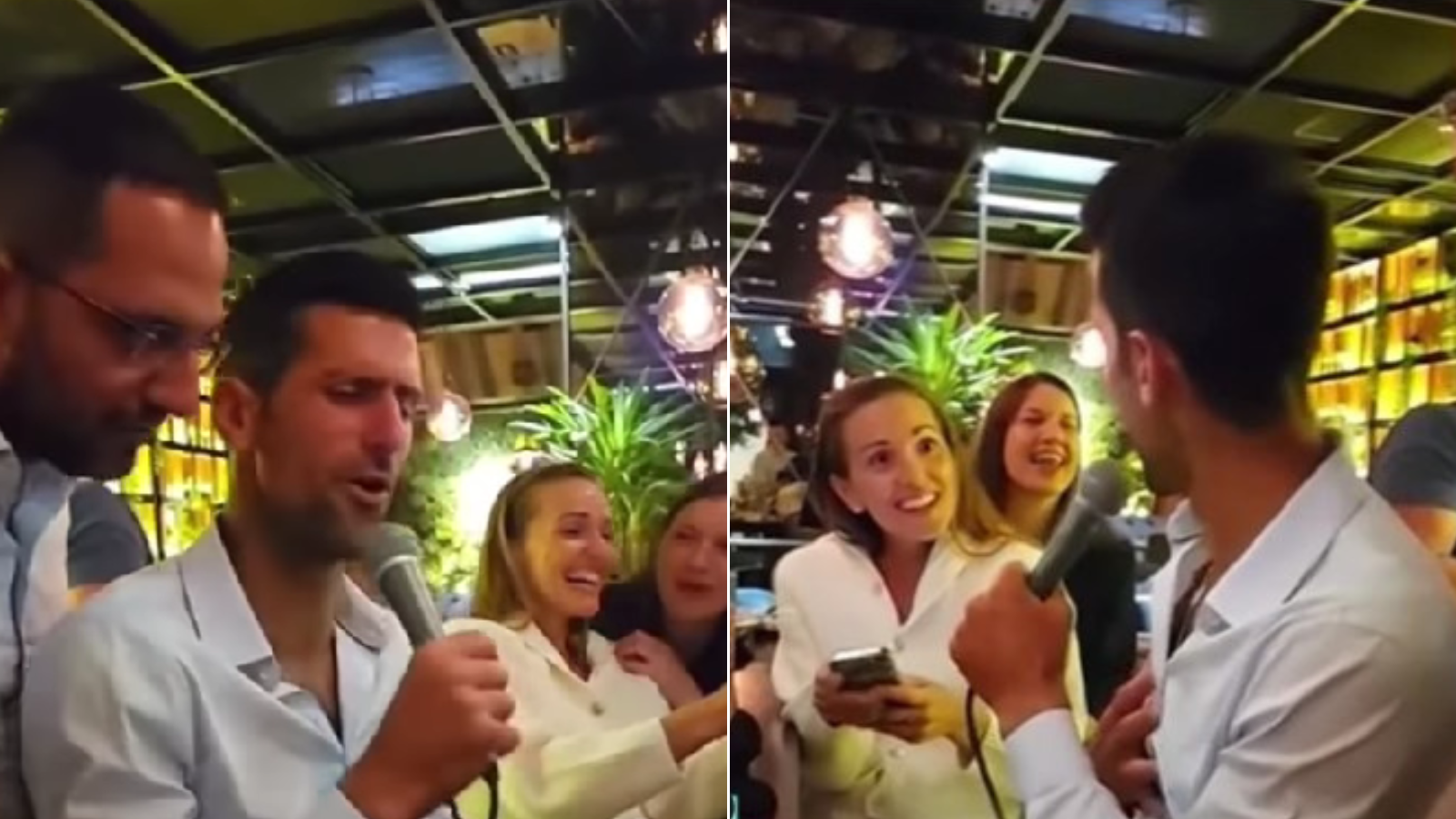 VIDEO Novak slavio pobjedu na Wimbledonu pa uzeo mikrofon i pjevao poznatu pjesmu supruzi