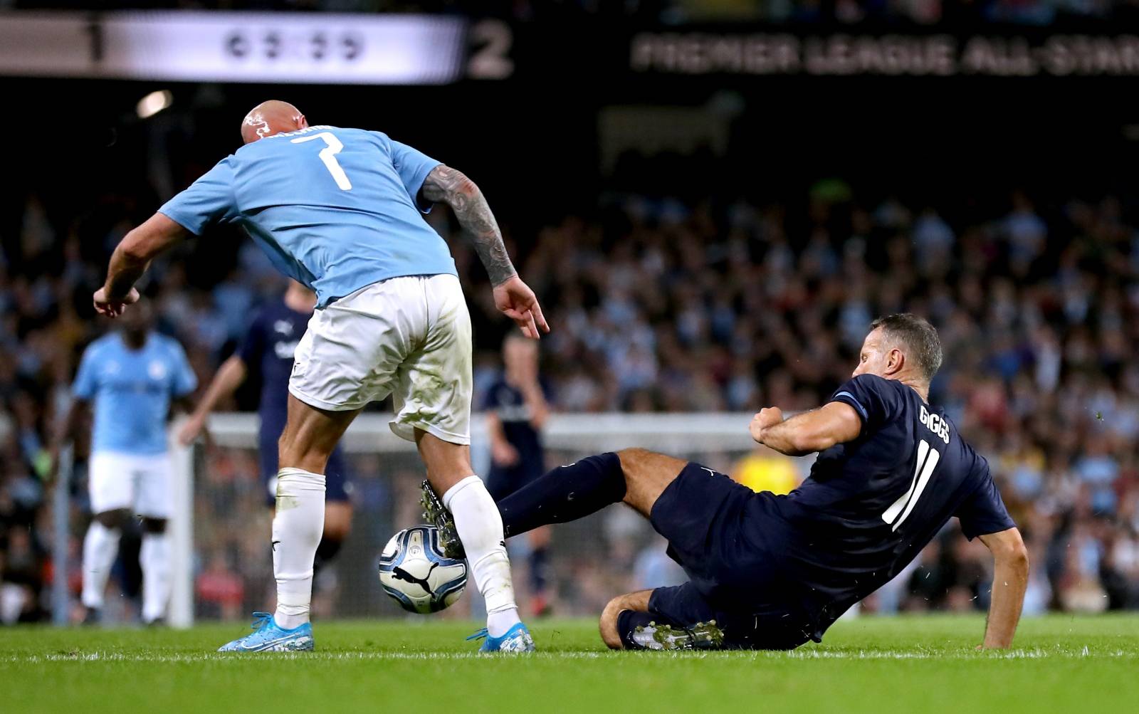 Vincent Kompany Testimonial - Manchester City Legends v Premier League All Stars XI - Etihad Stadium