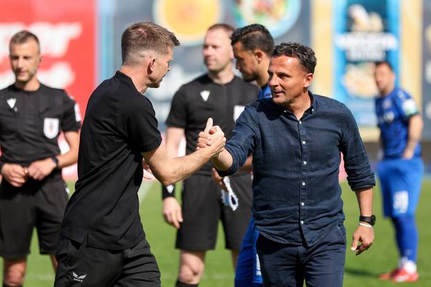 Koprivnica: Utakmica izme&dstrok;u NK Slaven Belupo i NK Osijek u 33. kolu Prve HNL