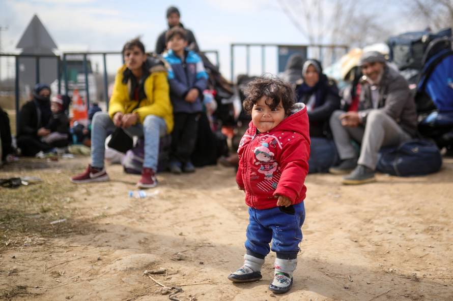 Migranti na graničnom prijelazu Pazarkule između Turske i Grčke