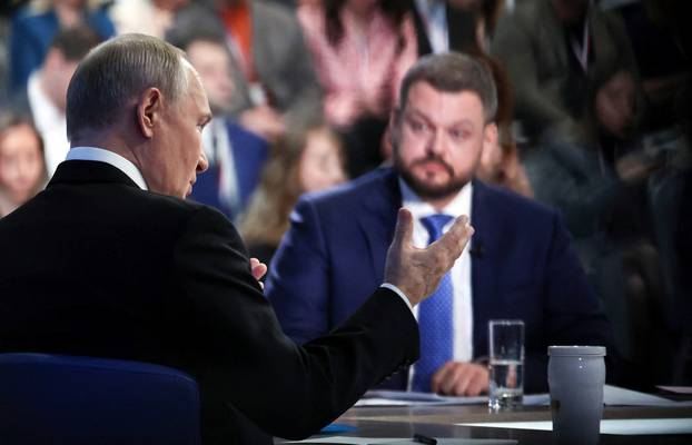 Russian President Putin holds his annual press conference