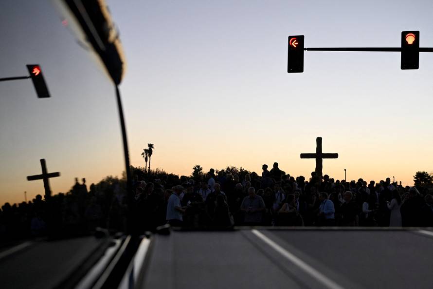 Memorial service for slain conservative commentator Charlie Kirk, in Glendale