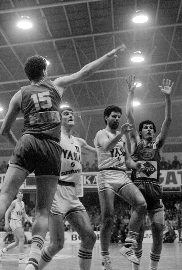 Druga utakmica finala play-offa Prvenstva Jugoslavije 1986. godine, KK Cibona - KK Zadar