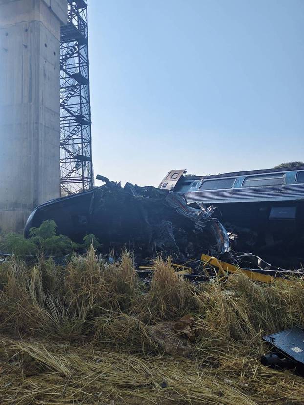 12 dead, 30 injured as crane collapses onto train in Thailand