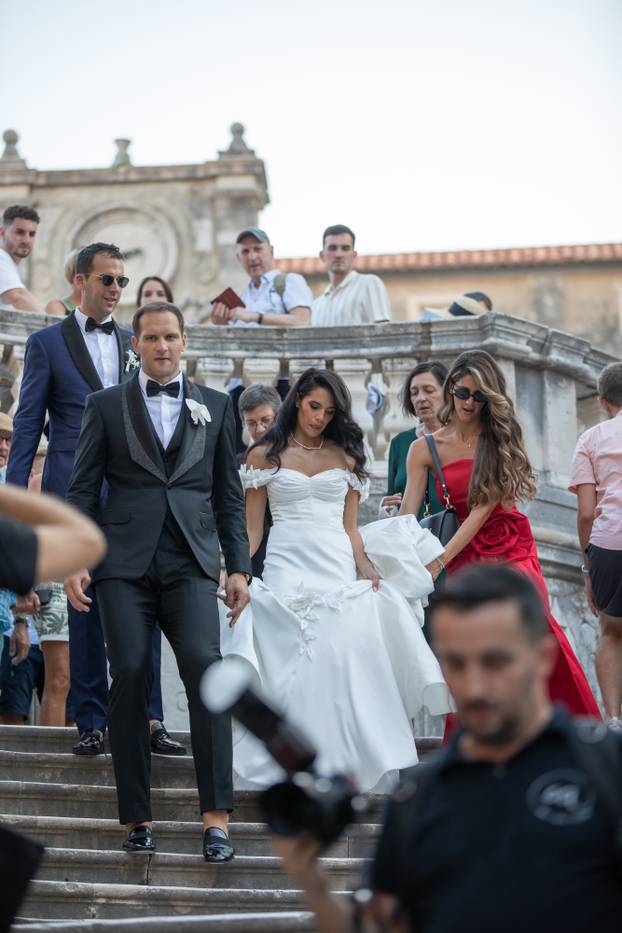 Zrinka Šahurić i Bojan Bogdanović vjenčali su se u Dubrovniku 