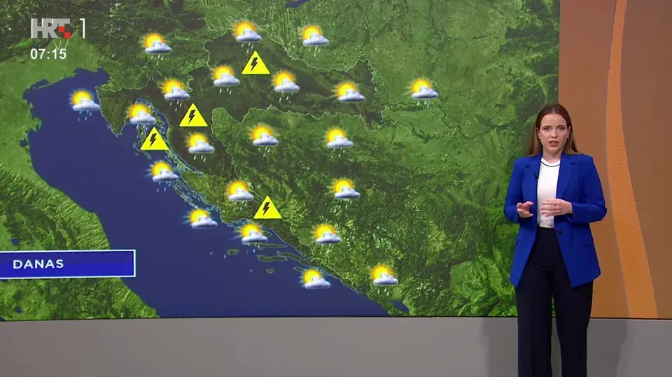 HRT ima novu meteorologinju: 'Kolege su me dobro prihvatile, zadovoljna sam prognozom...'