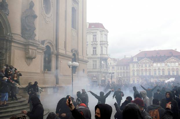 Demonstration against the Czech government