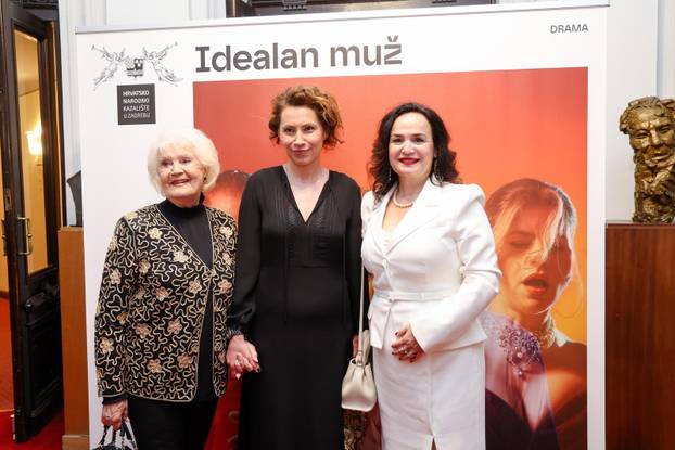 Zagreb: Poznati na premijeri predstave "Idealan muž"