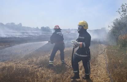 Požar kod Koprivnice: Dosad je  izgorjelo '5 nogometnih terena'
