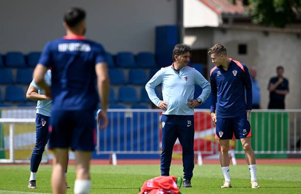 Neuruppin: Trening hrvatske nogometne reprezentacije u kampu uoči utakmice s Albanijom