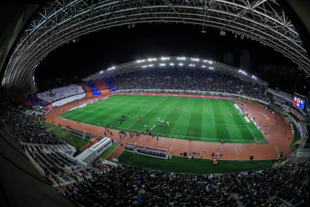 Split: Performans Torcide tijekom susreta Hajduka i Dinama