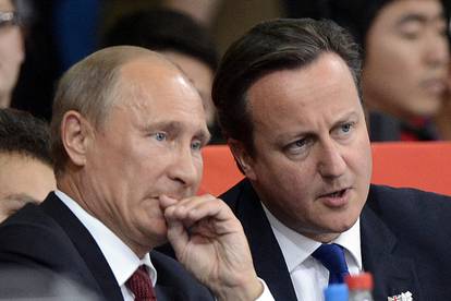 London:  Vladimir Putin i David Cameron na Olimpijskim igrama