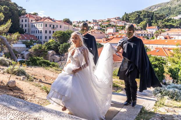 Dubrovnik: Vjenčanje nizozemskog MMA borca Alistair Overeema i njegove zaručnice Sophie na Lovrjencu