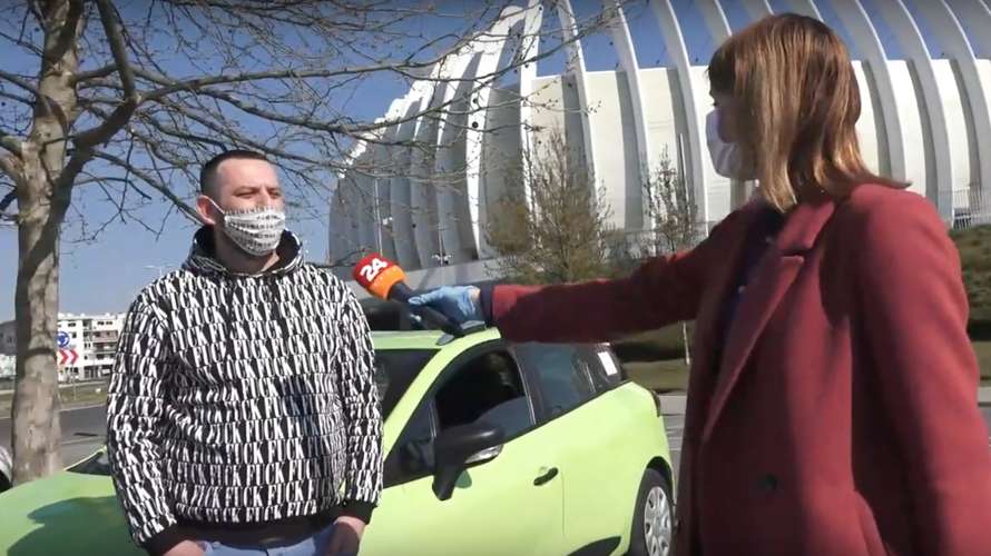 Taksisti pomogli: Pacijente i sestre voze besplatno na posao