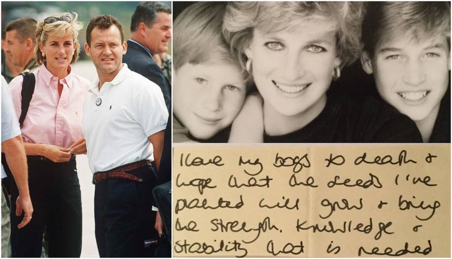 Dianin batler pokazao je njeno pismo: 'Djeci će trebati snaga'