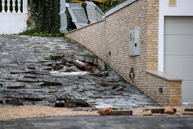 Kozino: Oštećen prilazni put koji vodi do luksuznih vila u vlasništvu Luke Modrića 