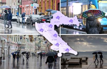 Evo kad u Hrvatsku stiže kiša: Provjerite stanje po gradovima