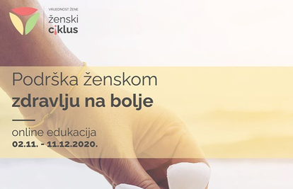 Ženski ciklus na dlanu - online edukacija posvećena ženama i zdravlju trajat će 40 dana