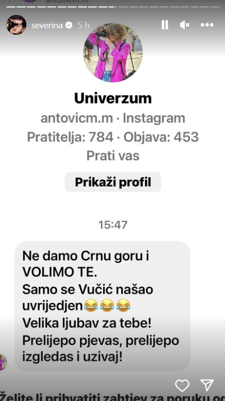 Nakon nastupa u Crnoj Gori, Severina pokazala poruke koje joj šalju: 'Kraljice, volimo te'