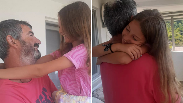 Djevojčica koja je prodavala krafne u zagrljaju oca: 'Bolje je, ali liječenje će potrajati...'