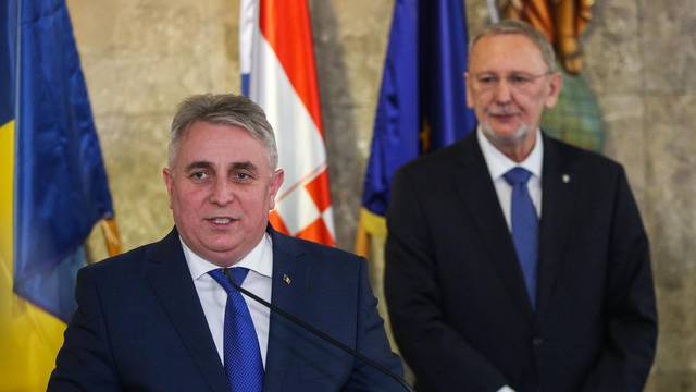 Zagreb: Davor Božinović sastao se s rumunjskim ministrom Lucianom Nocolaeom Bodeom