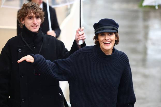 Guests at Chanel Haute Couture Spring/Summer 2026 show in Paris