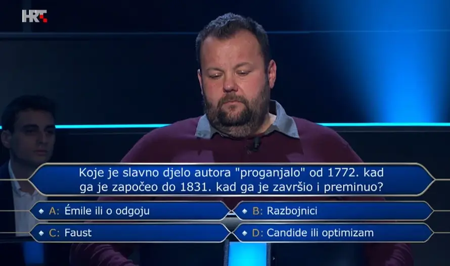 Kobno pitanje za 64.000 kuna u Milijunašu: Mladić nije znao odgovor o slavnom oskarovcu