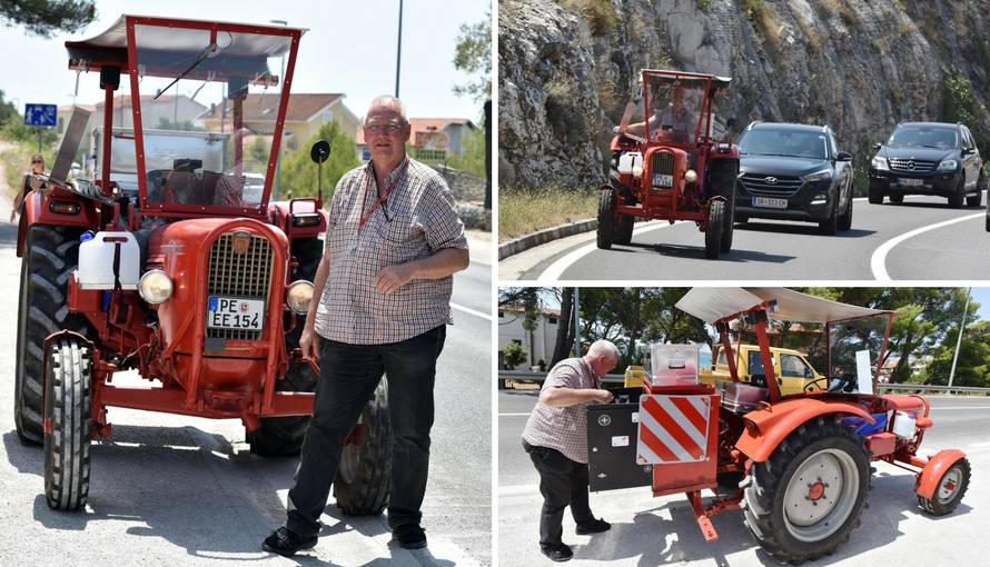 Nijemac (63) na ljetovanje u Hrvatsku putovao traktorom