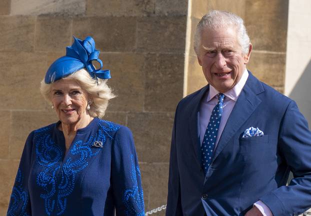 Royal Family at St George's Chapel