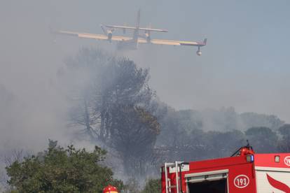Zadar: U gradskom naselju Diklo izbio je veliki požar