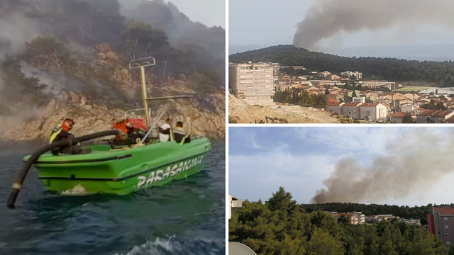 Lokaliziran požar: Evakuirali su ljude čamcima jer gori oko staze