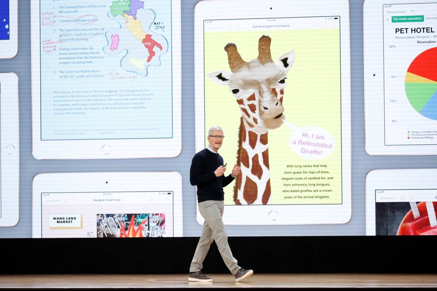 Cook, CEO of Apple Inc., speaks at education-focused event in Chicago