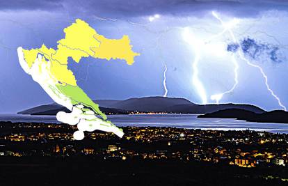 Oprezno! Danas za dio Hrvatske upalili narančasti meteoalarm