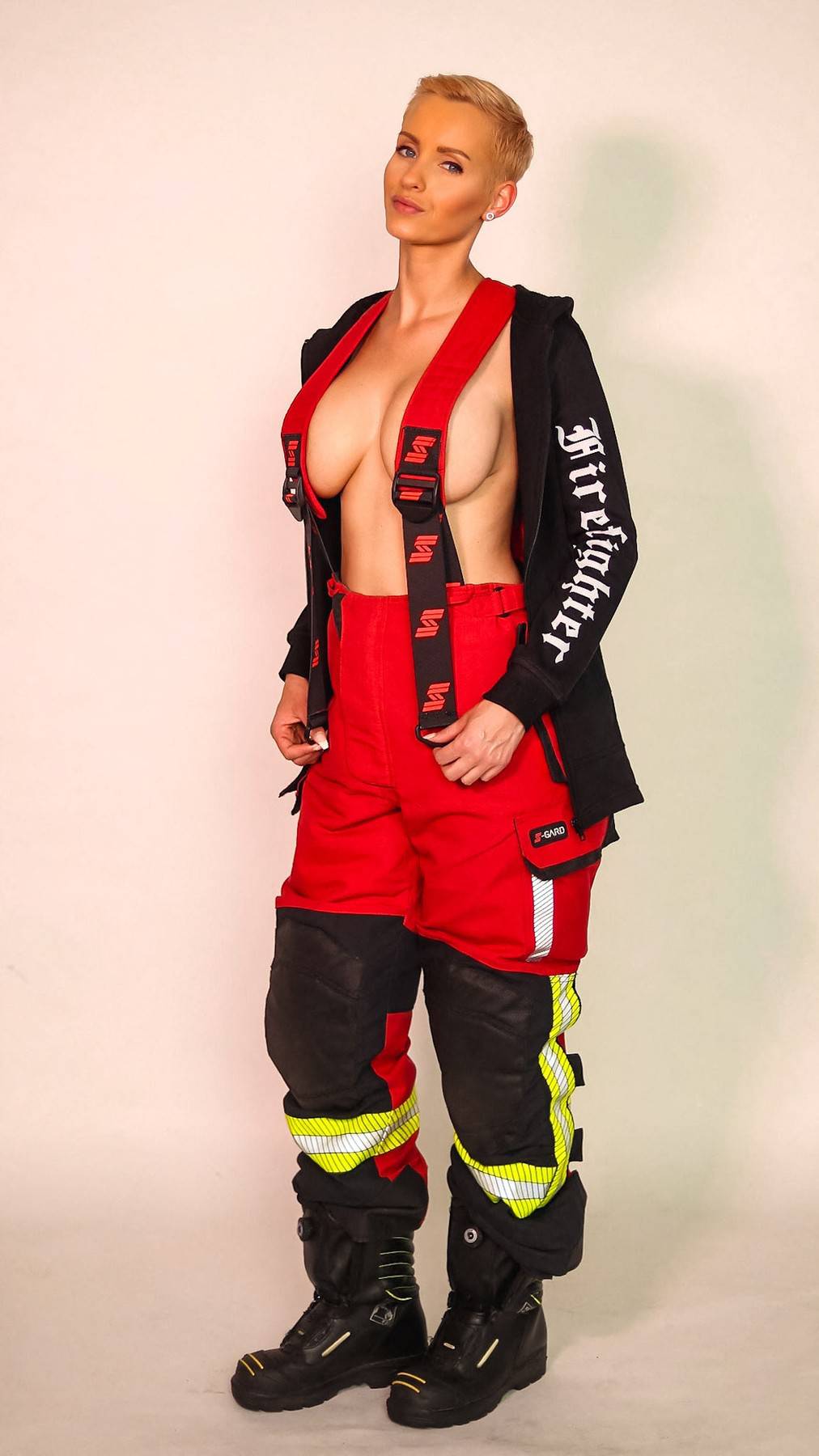 EXCLUSIVE: World’s hottest firefighter reveals she suffered brain damage as child