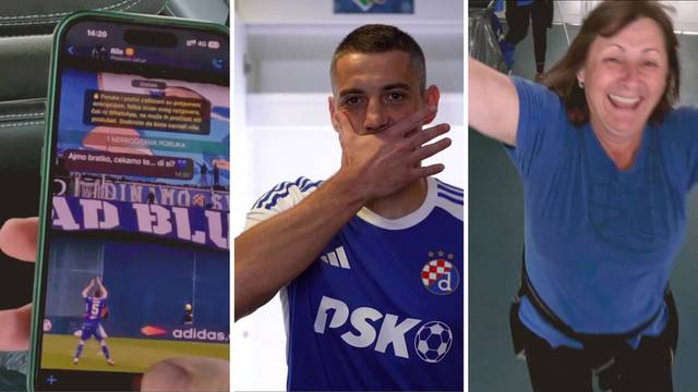 VIDEO Kako je Dinamo objavio povratak Ademija: Poruka na mobitelu, zagrljaj i njegov dres